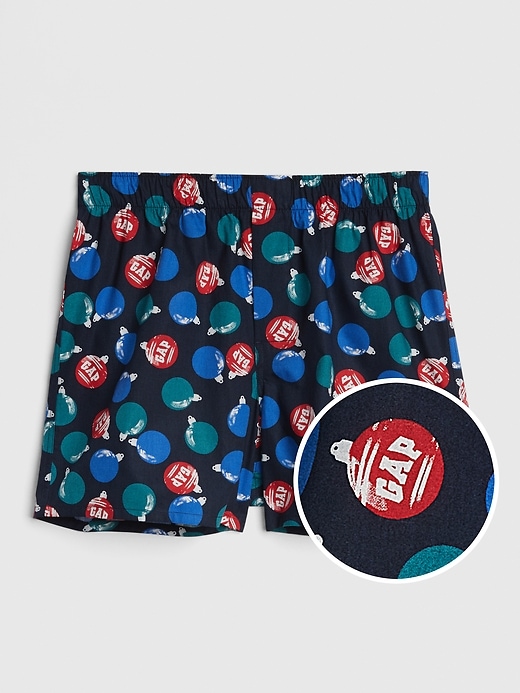 1 of 8 showing, with the color ornament of product 4" Print Boxers