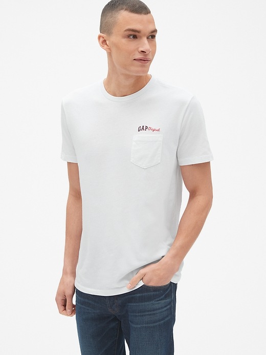 Image number 5 showing, Logo Graphic Short Sleeve Pocket T-Shirt