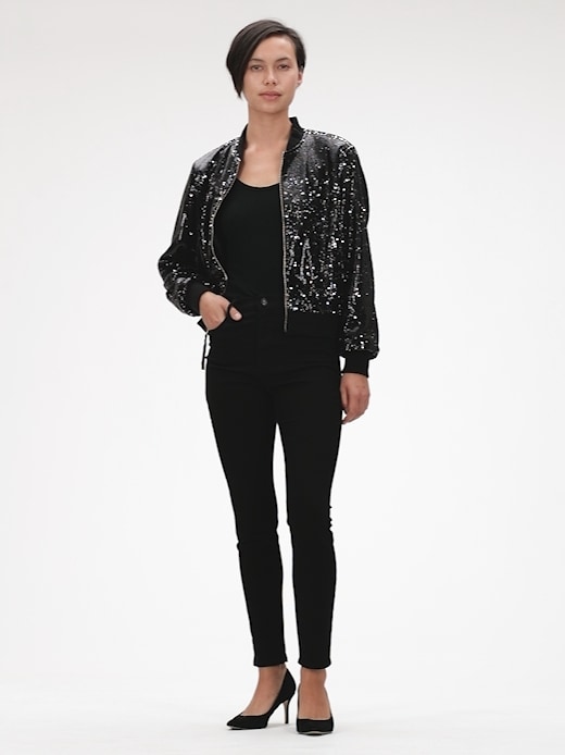 Gap sequin hotsell jacket