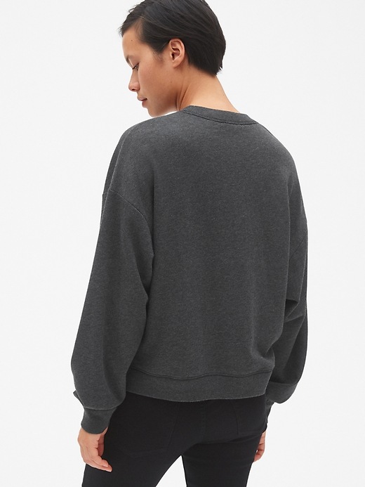 Image number 2 showing, Embellished Pullover Sweatshirt in French Terry