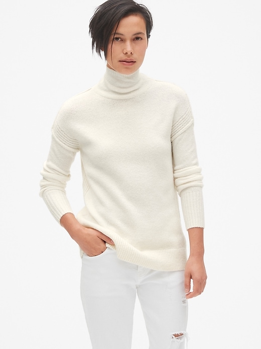 Image number 4 showing, Brushed Turtleneck Pullover Sweater