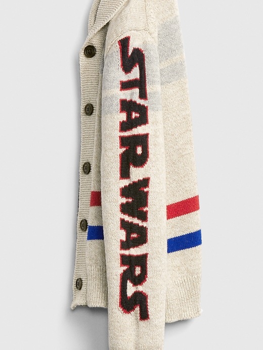 Image number 4 showing, GapKids &#124 Star Wars&#153 Shawl Cardigan Sweater