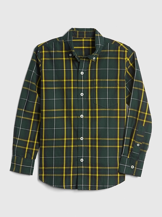 Image number 1 showing, Plaid Shirt in Poplin