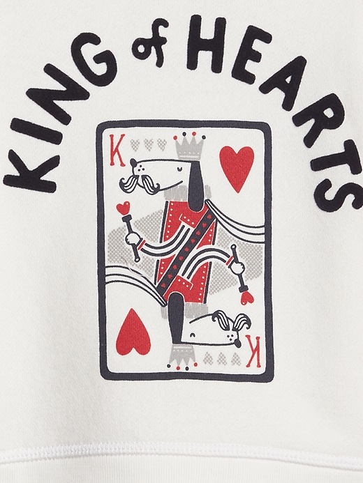 Image number 3 showing, King of Hearts Raglan Sweatshirt