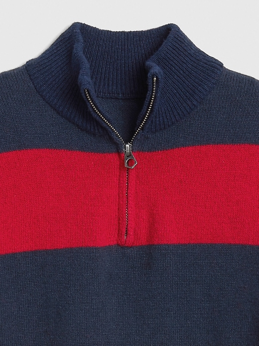 Image number 4 showing, Stripe Quarter-Zip Sweater