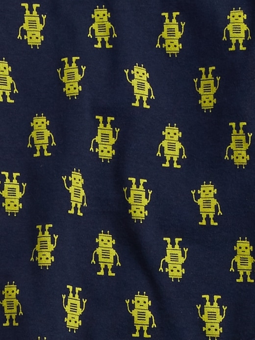 2 of 8 showing, with the color elysian blue of product Robot PJ Set