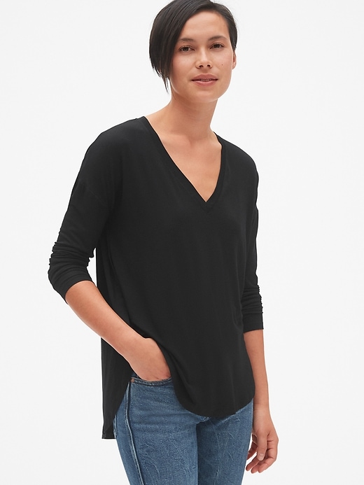 gap luxe long sleeve
