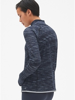 GapFit Orbital Fleece Full Zip Jacket Gap