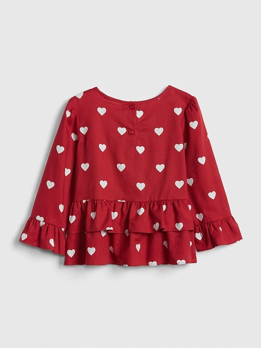 Image number 2 showing, Layered Ruffle Heart Top