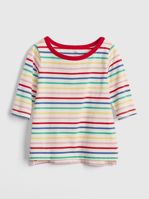 Image number 4 showing, Toddler Print Elbow-Length Boxy T-Shirt