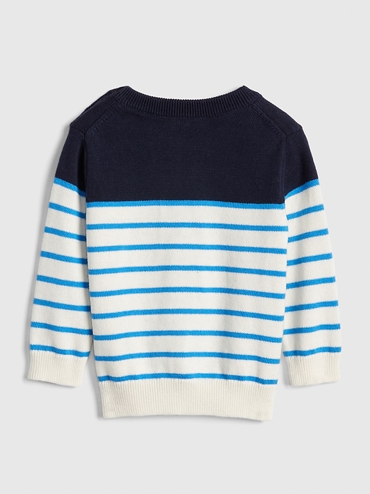 Image number 2 showing, Baby Stripe Pocket Sweater