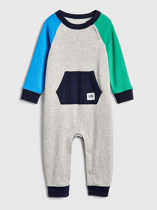 Image number 4 showing, Baby Stripe Colorblock One-Piece
