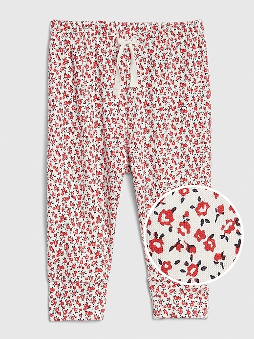 Image number 1 showing, Baby Organic Cotton Print Pull-On Pants