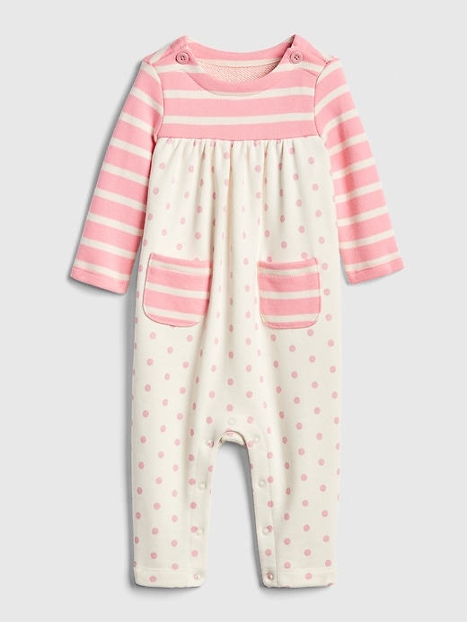 Image number 1 showing, Baby First Favorite Mix-Print One-Piece