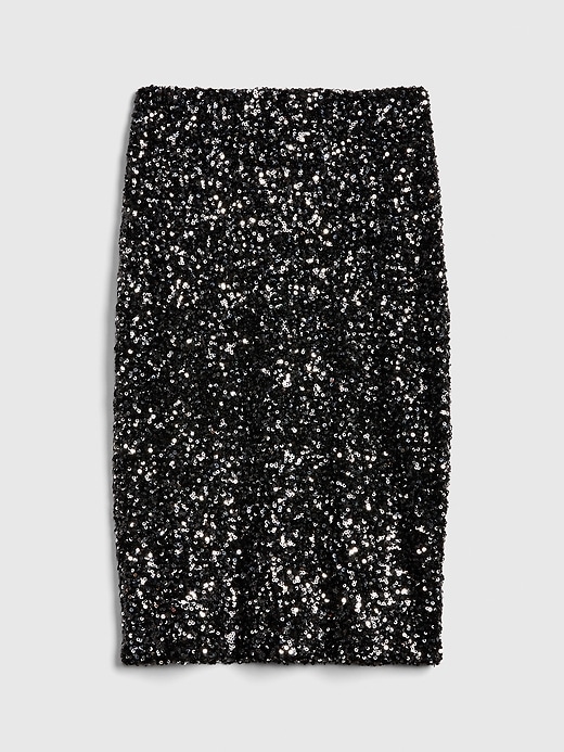 Image number 6 showing, Sequin Pencil Skirt