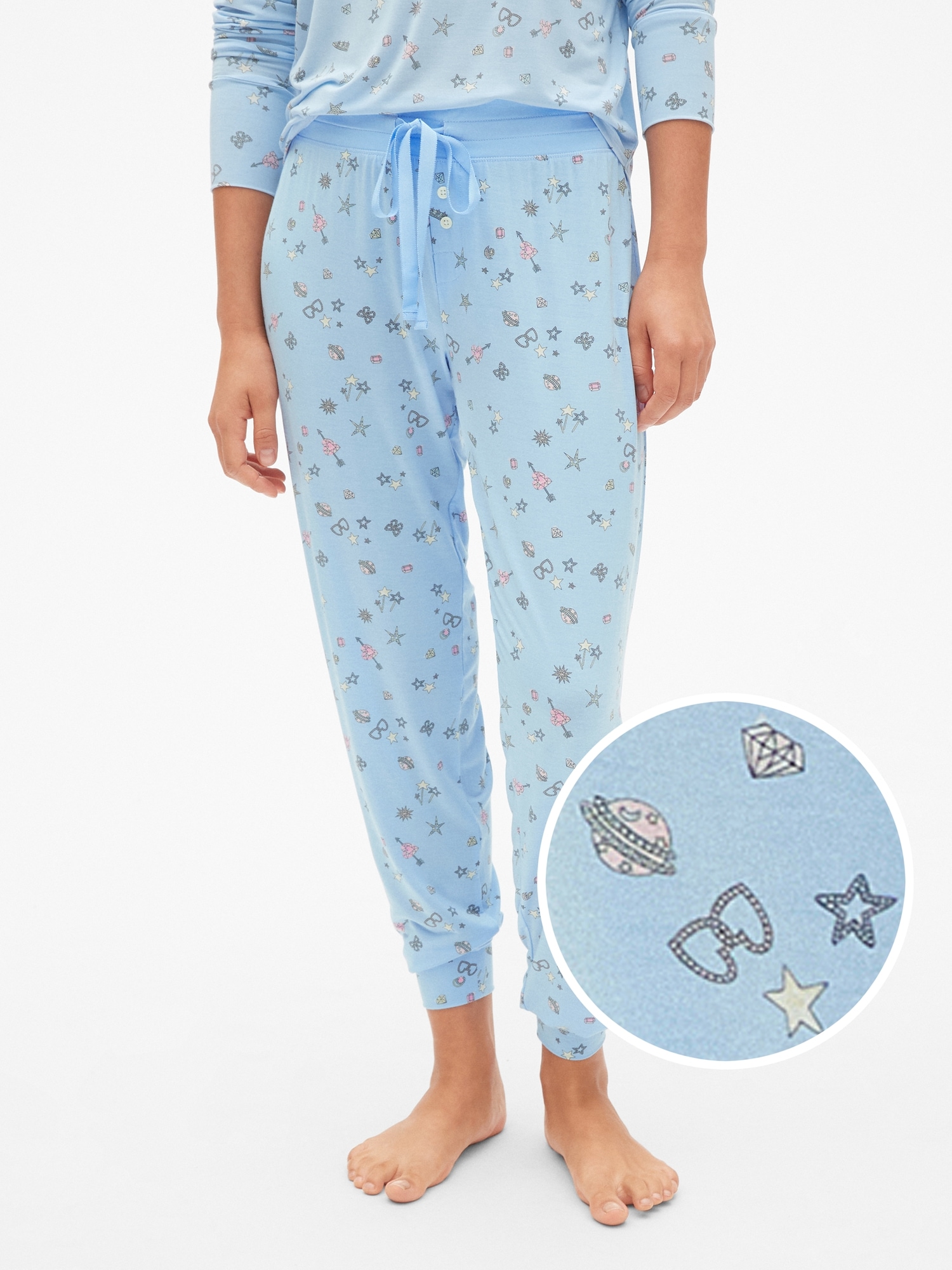 Gap print joggers in modal discount