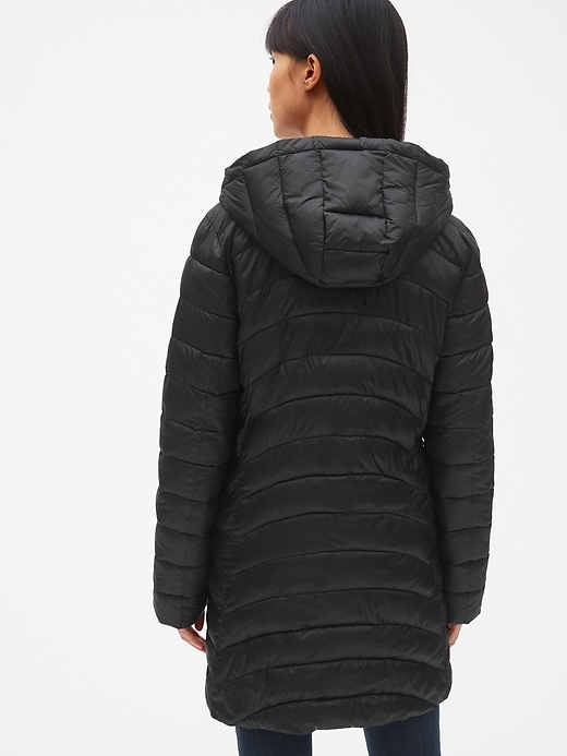 Image number 2 showing, ColdControl Lightweight Hooded Puffer Coat