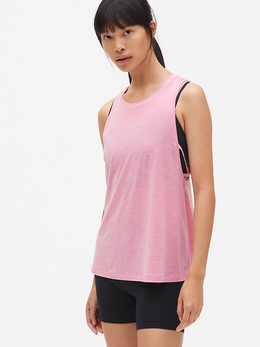 Image number 9 showing, GapFit Breathe Strappy Detail Tank Top