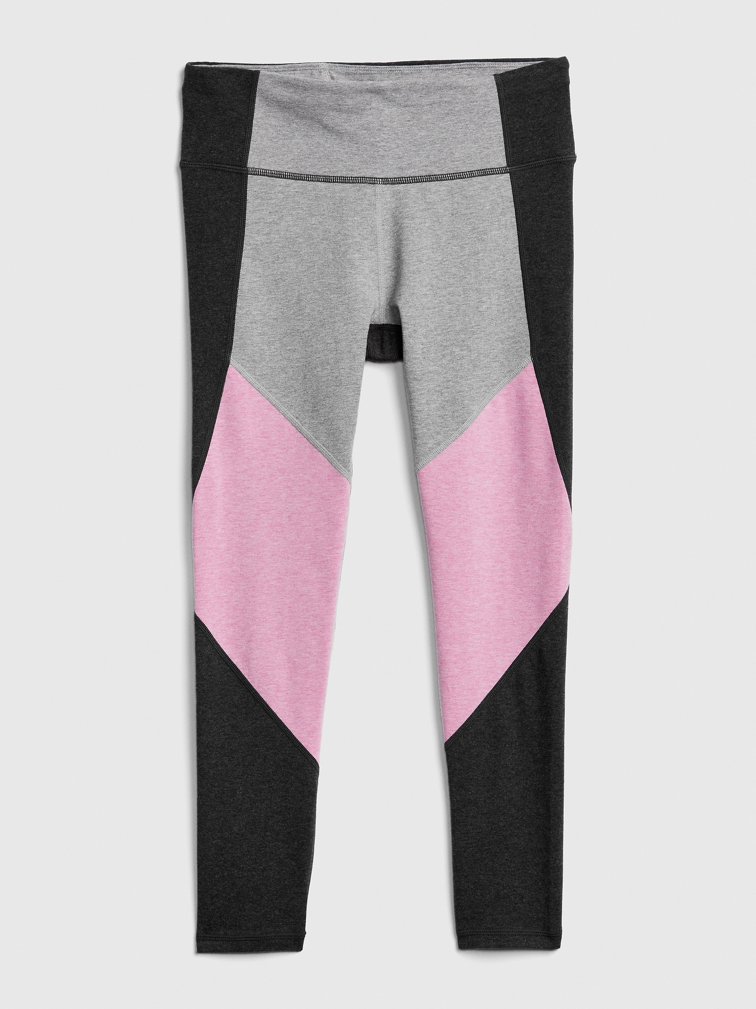 Gapfit Colorblock Panel 78 Leggings In Performance Cotton Gap 