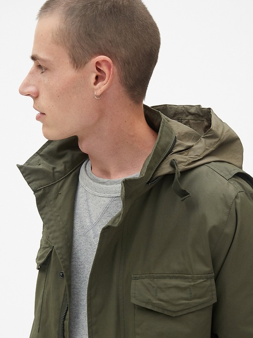 Image number 5 showing, Waxed Military Jacket