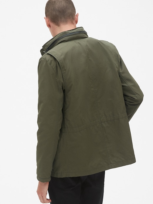 Image number 2 showing, Waxed Military Jacket