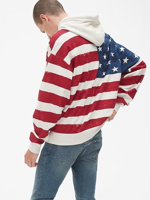 Image number 2 showing, Gap + GQ Balmain Pullover Hoodie