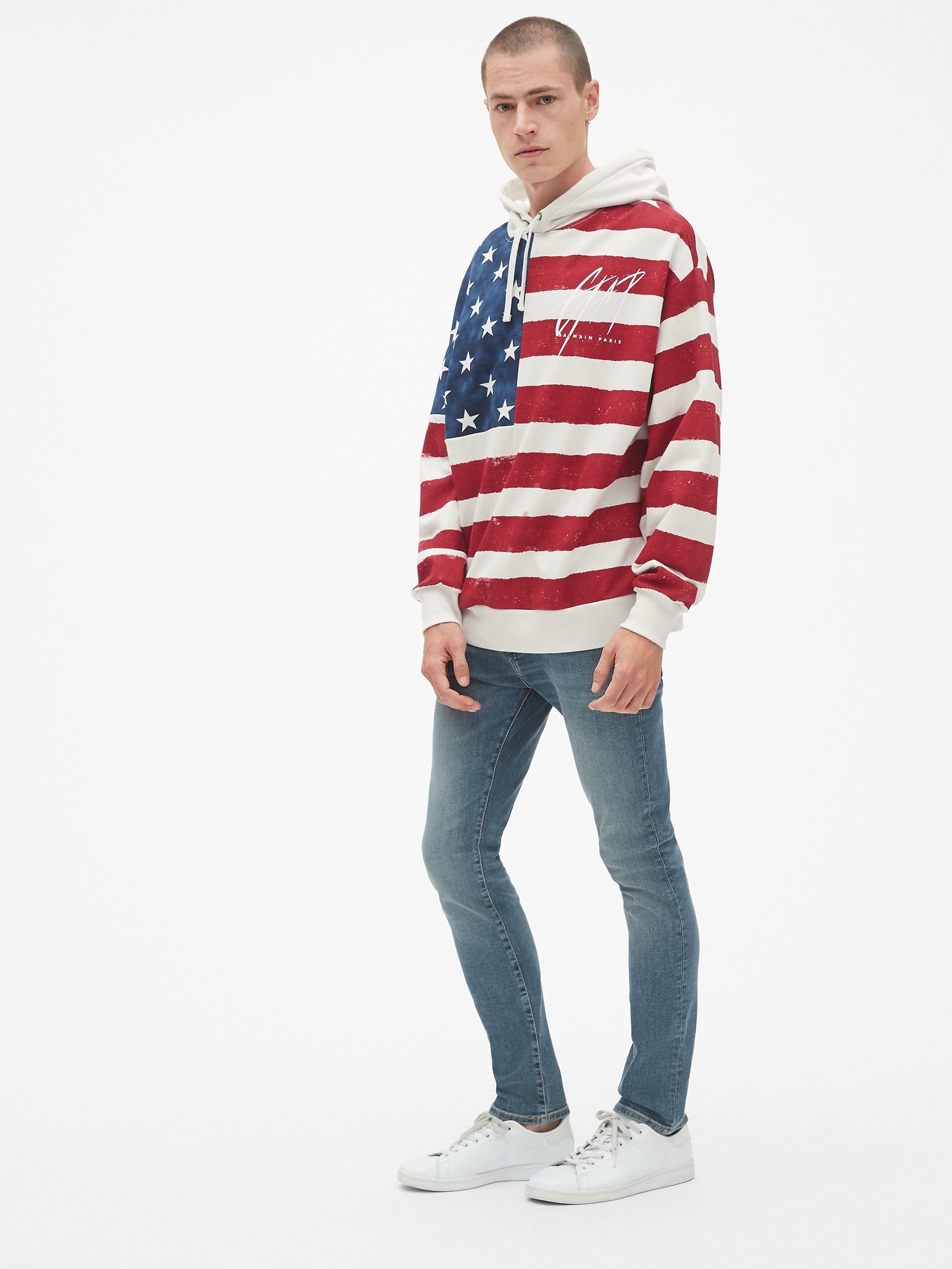 Gap + GQ Balmain Pullover Hoodie | Gap