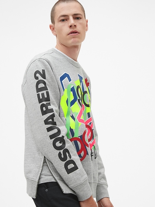 Image number 5 showing, Gap + GQ d*squared Crewneck Pullover Sweatshirt