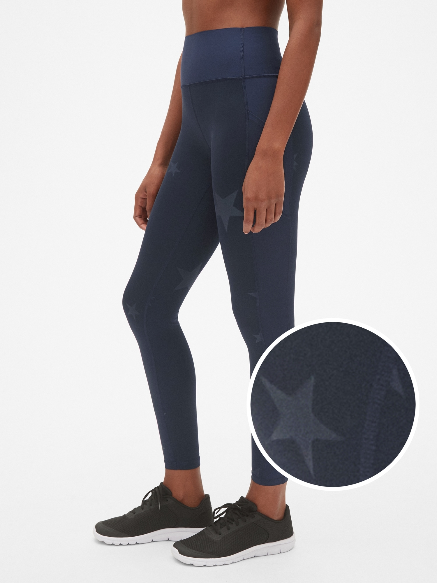 GapFit High Rise Print Full Length Leggings in Sculpt Revolution