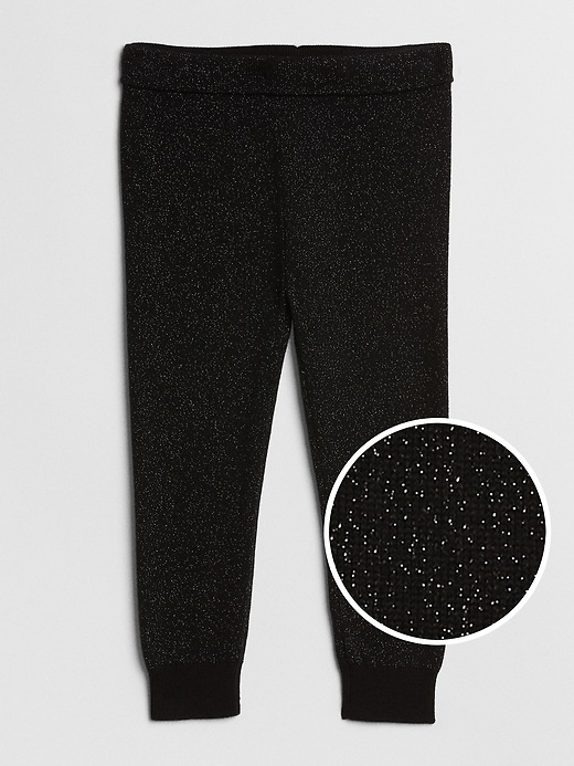 View large product image 1 of 1. Toddler Sparkle Sweater Leggings