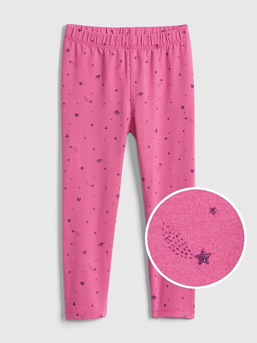 View large product image 1 of 1. Toddler Print Leggings In Stretch Jersey