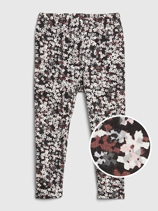 Image number 1 showing, Toddler Print Leggings In Soft Terry