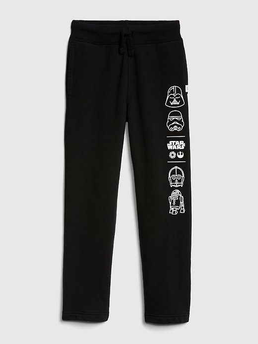 Image number 1 showing, GapKids &#124 Star Wars&#153 Pull-On Pants in Fleece