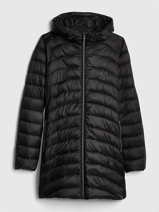 Image number 6 showing, ColdControl Lightweight Hooded Puffer Coat