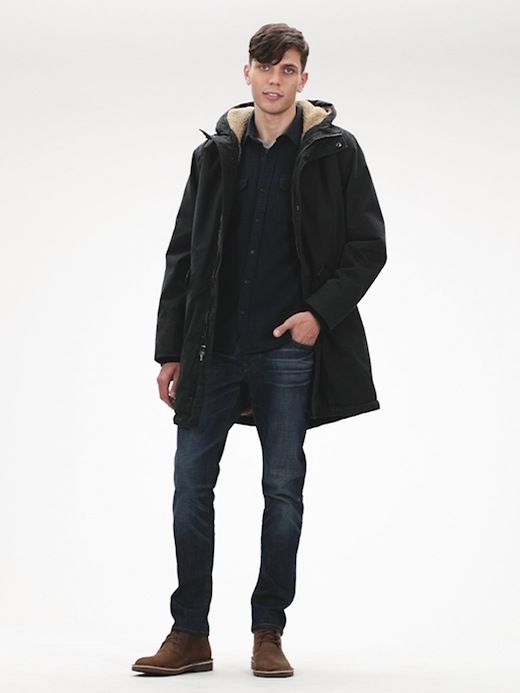 Sherpa-Lined Fishtail Parka | Gap