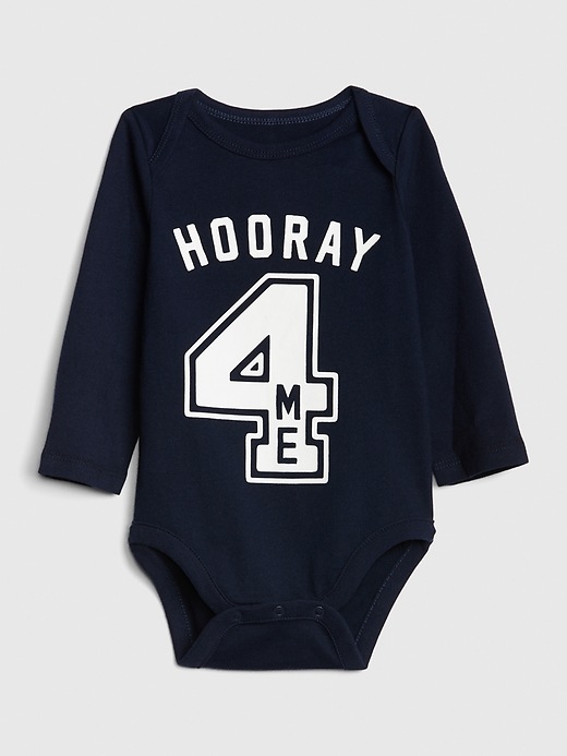View large product image 1 of 1. Baby Graphic Long Sleeve Bodysuit