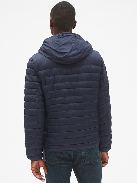 ColdControl Lightweight Hooded Puffer Jacket Gap