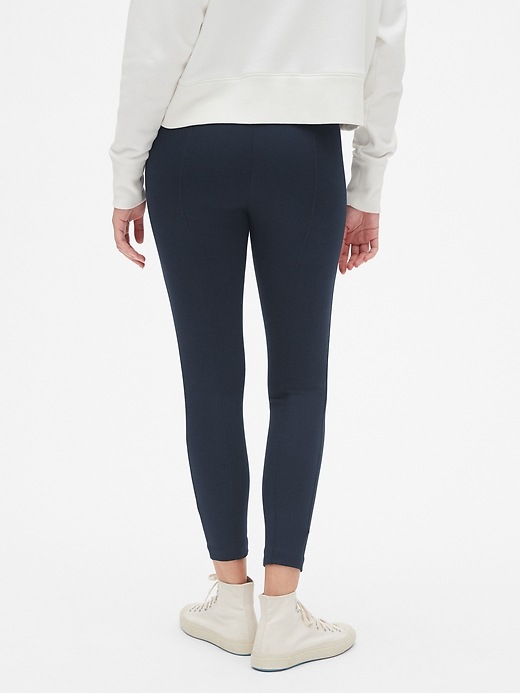 Side Zip Ponte Leggings