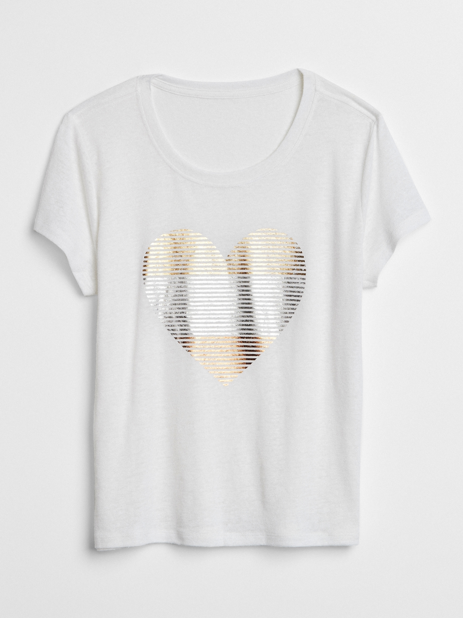 Elan - Heart Graphic Crewneck Tee main image 0