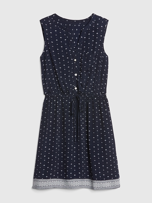 Image number 6 showing, Sleeveless Tie-Waist Shirtdress