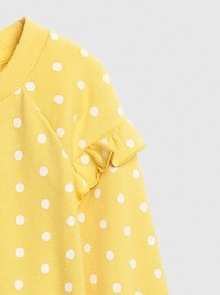 View large product image 3 of 3. Toddler Dot Ruffle Sweatshirt