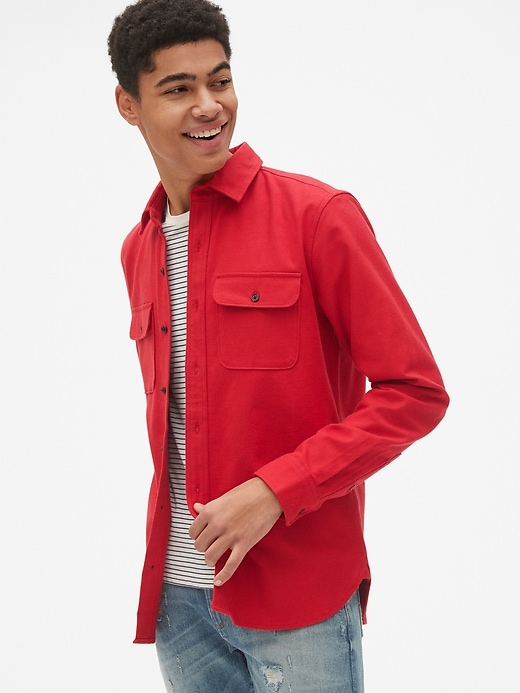 Gap moleskin shirt jacket on sale