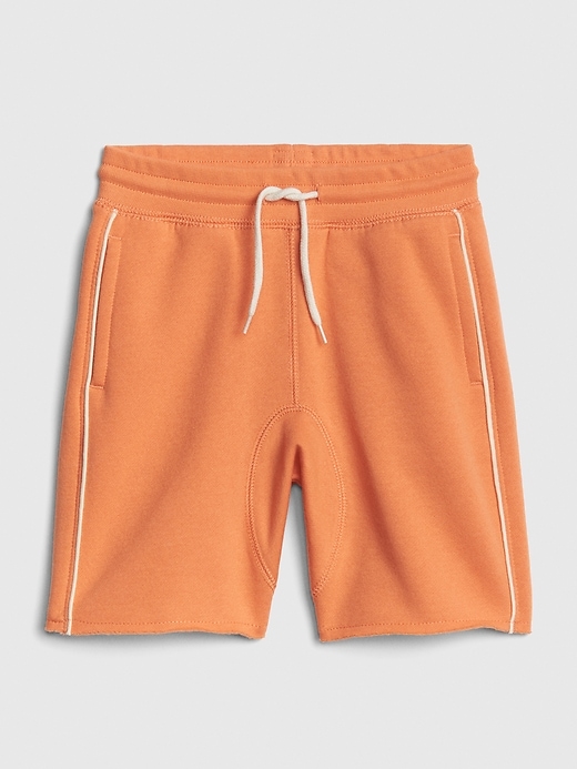 View large product image 1 of 1. Toddler Piping Pull-On Shorts In French Terry