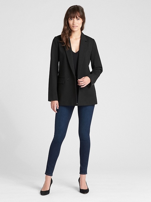 Image number 3 showing, Classic Girlfriend Blazer in Ponte