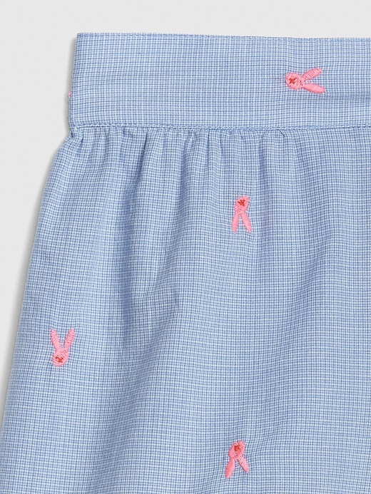 Image number 3 showing, Toddler Bunny Embroidery Shorts