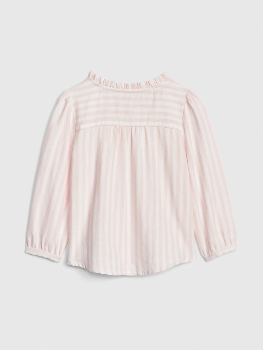 Image number 2 showing, Toddler Ruffle Button-Front Top
