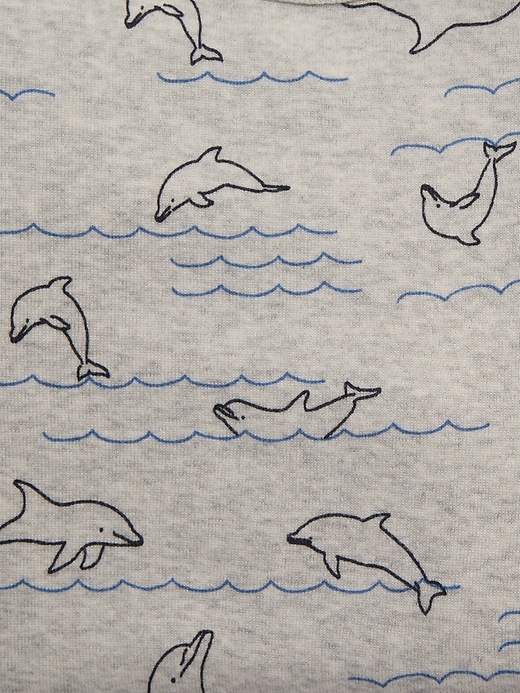 Image number 2 showing, babyGap Organic Cotton Dolphin PJ Set