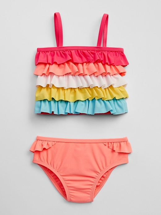 Image number 1 showing, Ruffle Swim Two-Piece