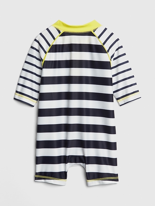 Image number 2 showing, Baby Stripe Swim One-Piece