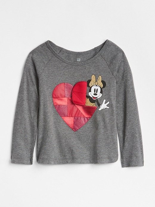 Image number 1 showing, babyGap &#124 Disney Mickey Mouse and Minnie Mouse Interactive Graphic T-Shirt